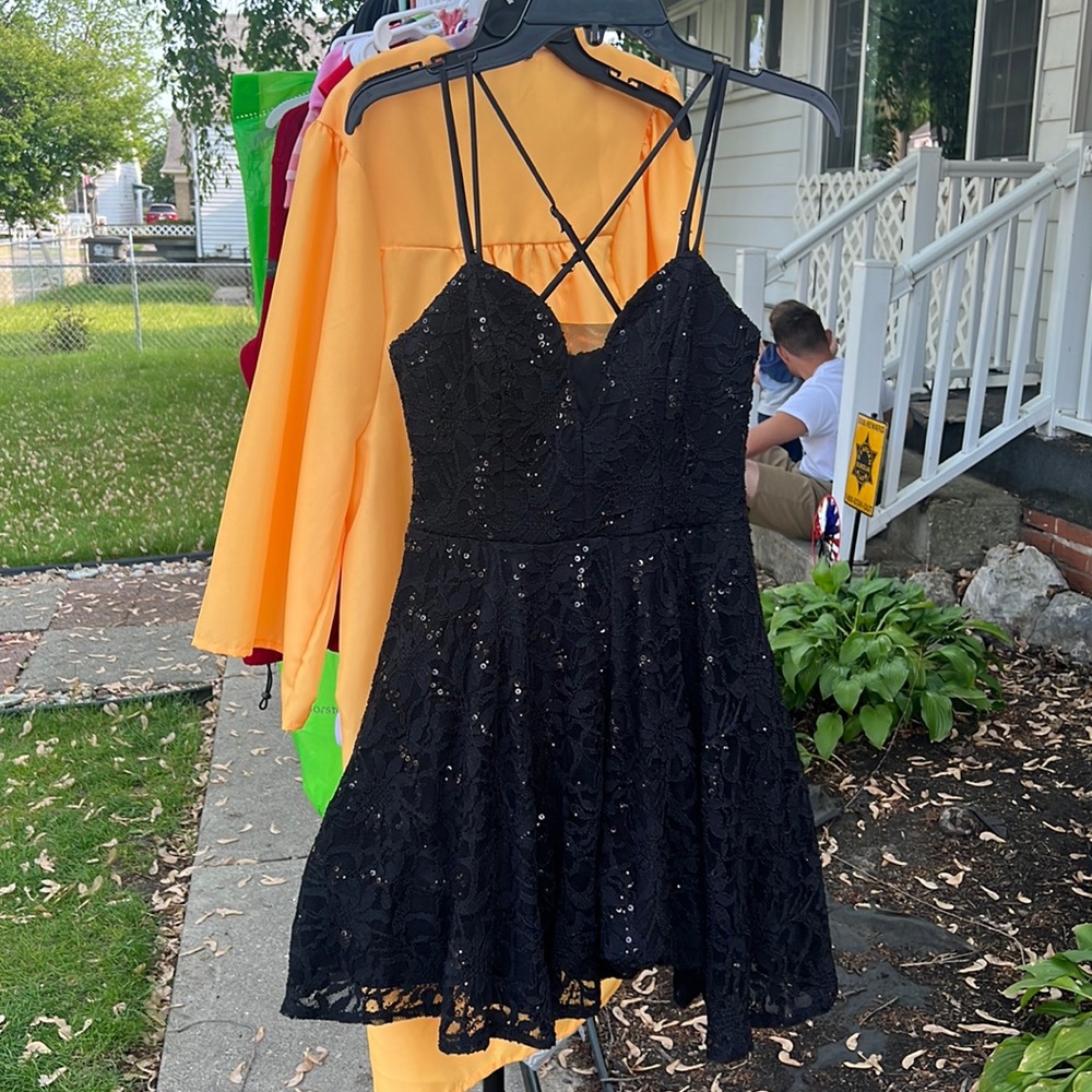 Black homecoming dress